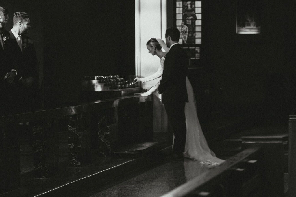 catholic wedding candle lighting